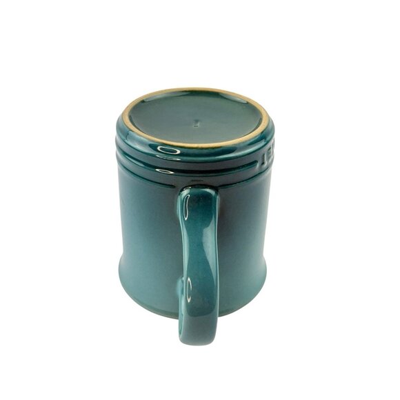 *Le Creuset Stoneware Coffee Mug Tea 4'' Aqua 12oz - Picture 5 of 7